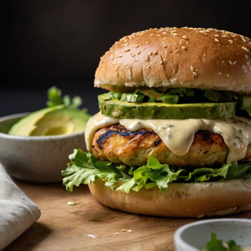 Chicken Avocado Burger